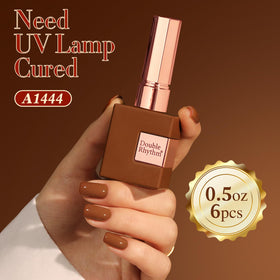 Double Rhythm Gel Polish bottle with Pink shade