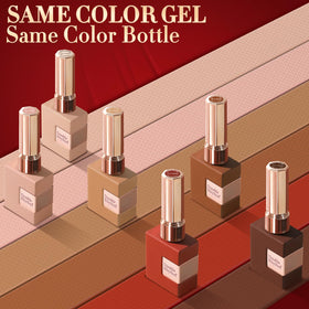 Double Rhythm Gel Polish bottle with Red shade