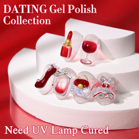 Double Rhythm Gel Polish bottles with a warm water preparation method