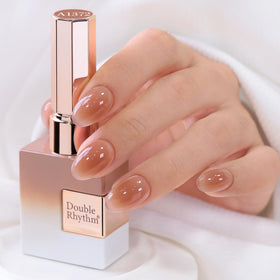 Double Rhythm Gel Polish Coffee Amber front view