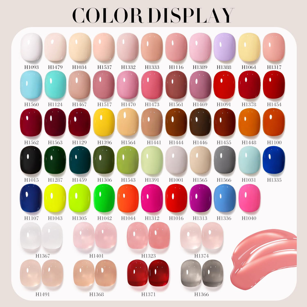 Double Rhythm Gel Polish Hot Pink 15ml lifestyle scene