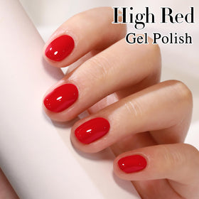 Double Rhythm Gel Polish in use with UV lamp