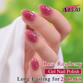 Double Rhythm Gel Polish Light Plum bottle with cap