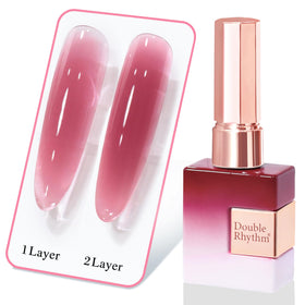 Double Rhythm Gel Polish Light Plum front view