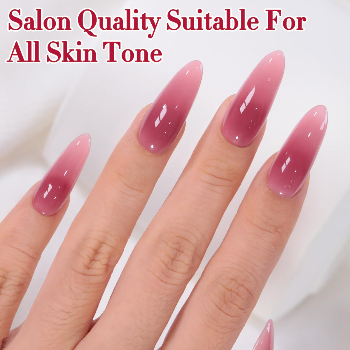 Double Rhythm Gel Polish Light Plum in packaging