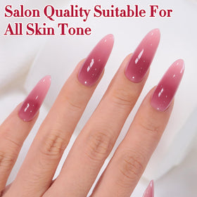 Double Rhythm Gel Polish Light Plum in packaging