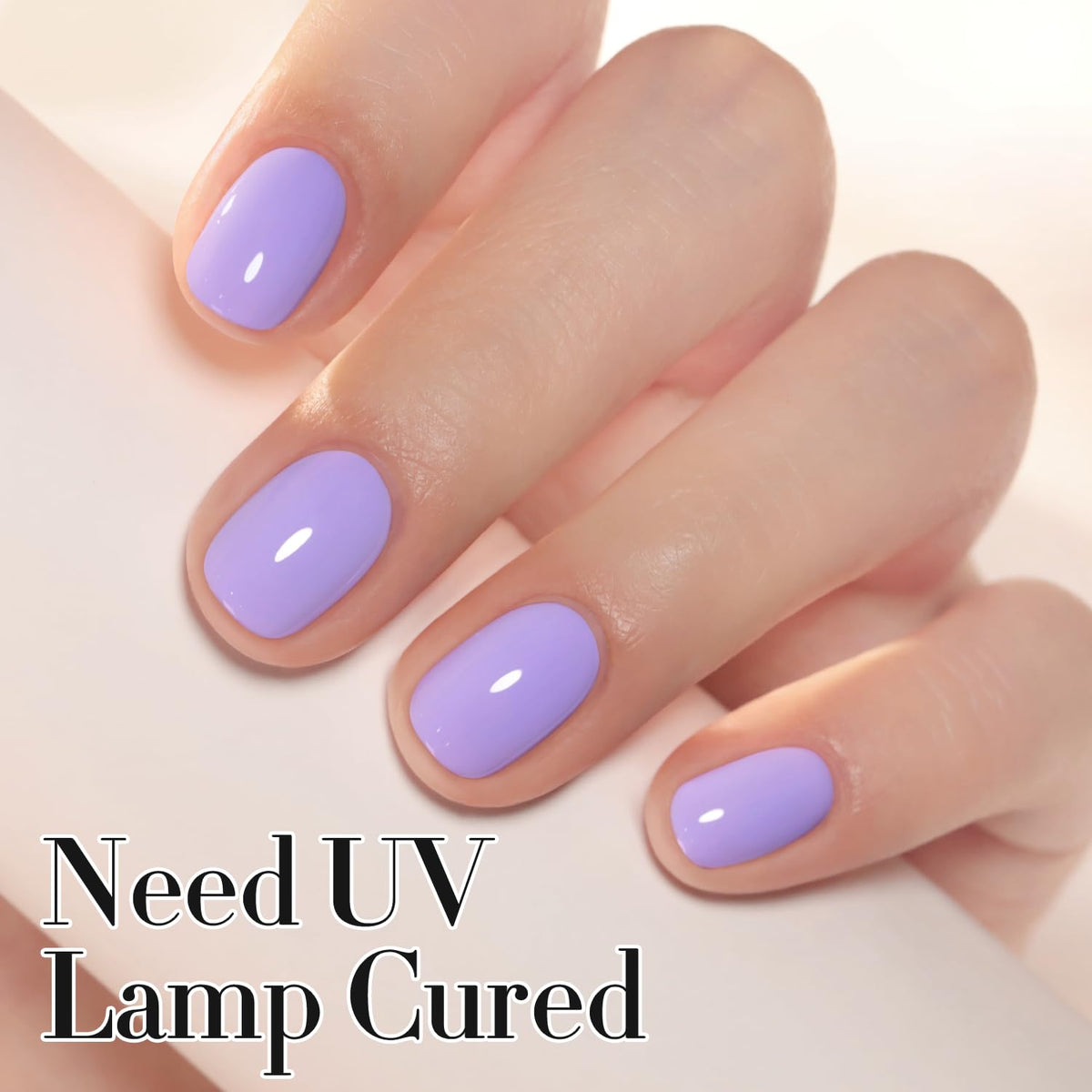 Double Rhythm Gel Polish Light Purple 15ml with UV lamp