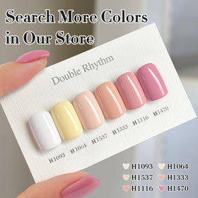 Double Rhythm Gel Polish Milky Purple in packaging