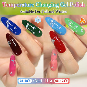 Double Rhythm Gel Polish Set 15ml bottles arranged