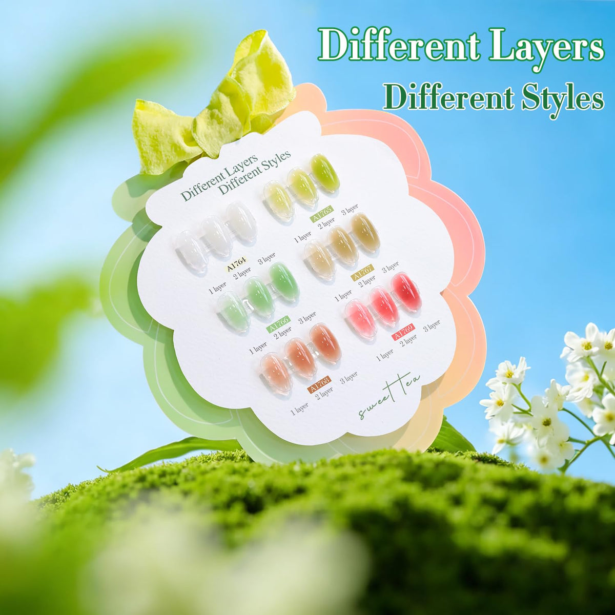 Double Rhythm Gel Polish Set 6 Pcs 15 ML nail art design