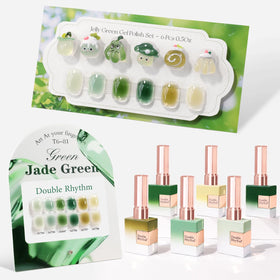 Double Rhythm Gel Polish Set 6 Pcs 15ml front view