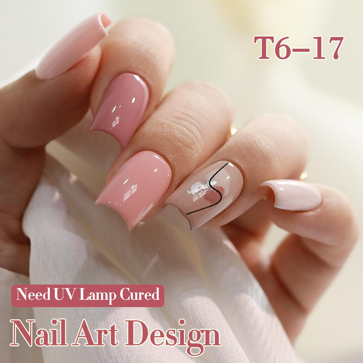 Double Rhythm Gel Polish Set colours swatched