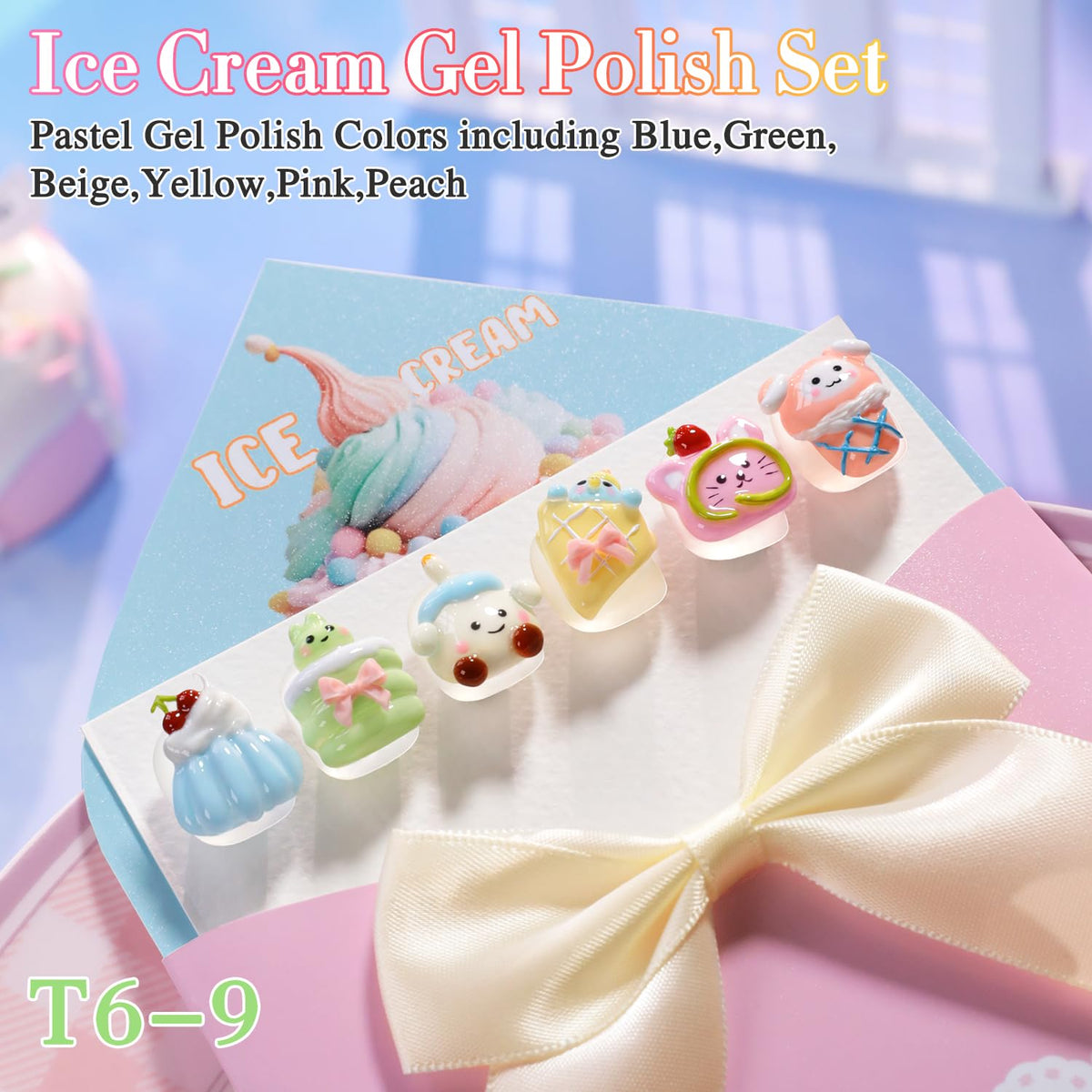 Double Rhythm Gel Polish Set displayed with nail art tools
