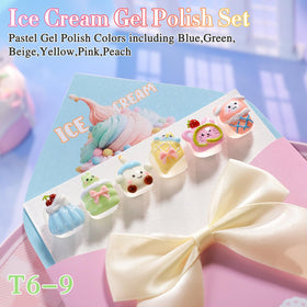 Double Rhythm Gel Polish Set displayed with nail art tools