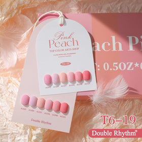 Double Rhythm Gel Polish Set displayed with nail art tools