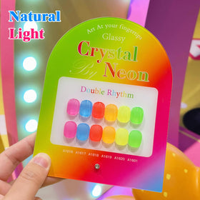 Double Rhythm Gel Polish Set displayed with nail art tools