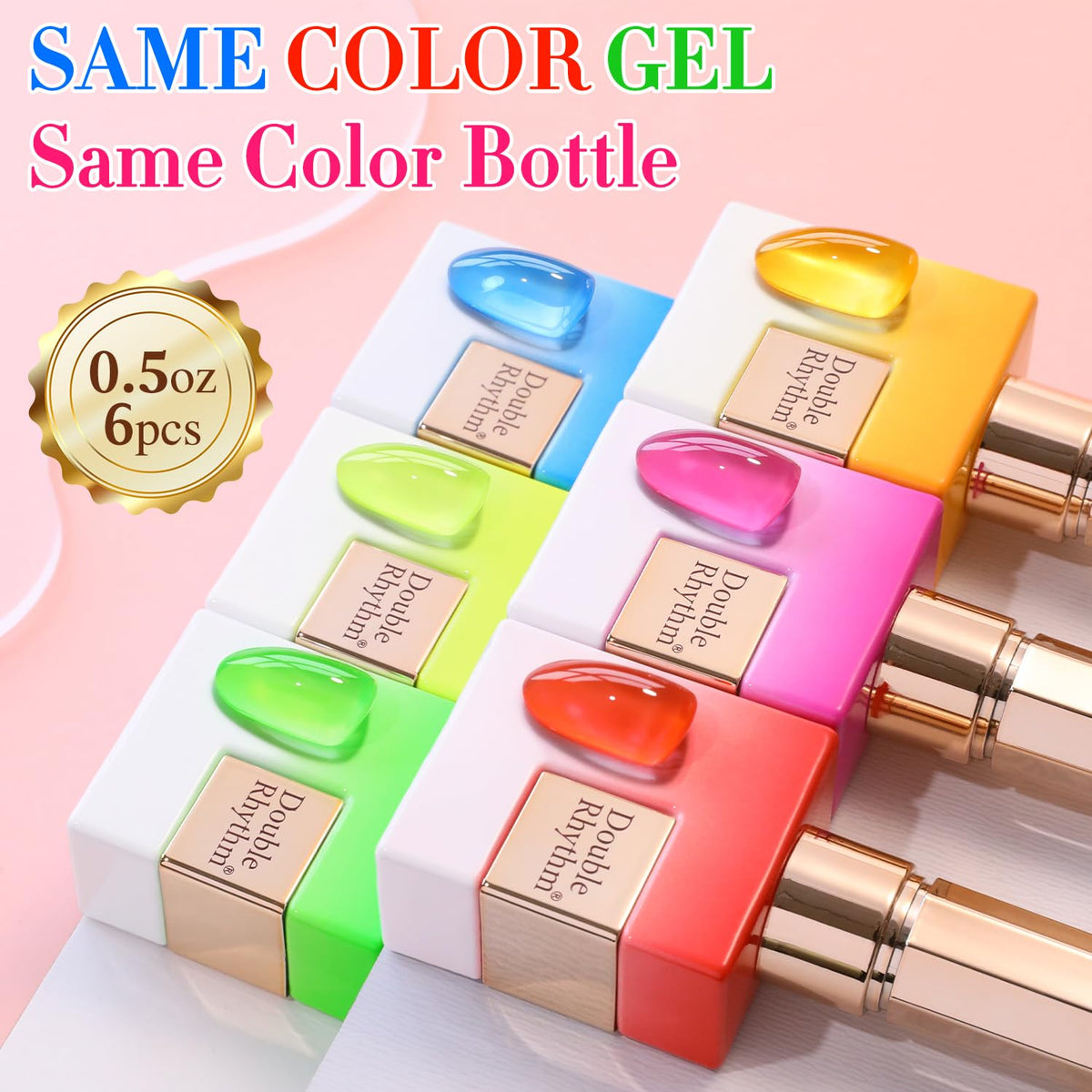 Double Rhythm Gel Polish Set packaging and contents