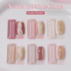 Double Rhythm Gel Polish Set packaging with product details