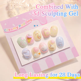 Double Rhythm Gel Polish Set packaging with vibrant colours