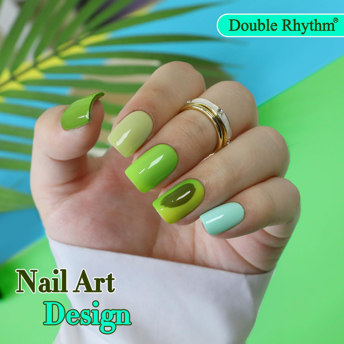 Double Rhythm Gel Polish Set with UV lamp