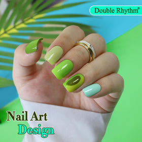 Double Rhythm Gel Polish Set with UV lamp