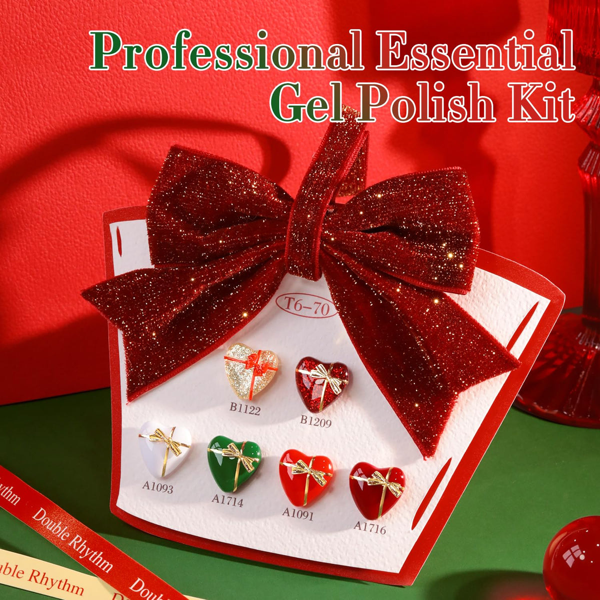 Double Rhythm Gel Polish Set with UV lamp