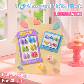 Double Rhythm Gel Polish Set with UV lamp for curing