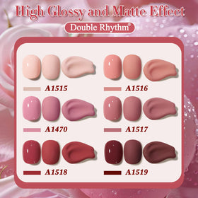 Double Rhythm Gel Polish Set with UV lamp for curing