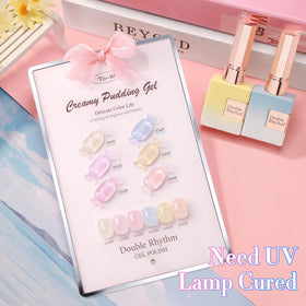 Double Rhythm Gel Polish Set with UV lamp for curing