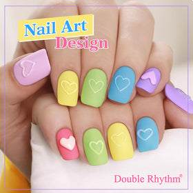 Double Rhythm Gel Polish Set with warm water for better application
