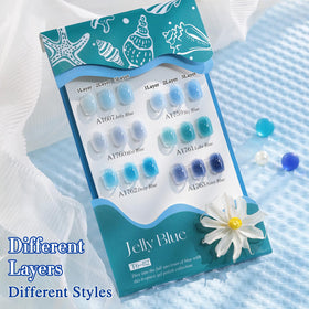 Double Rhythm Gel Polish swatches on nail wheel