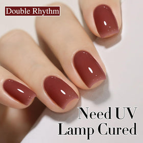 Double Rhythm Gel Polish under UV lamp