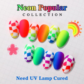 Double Rhythm Gel Polish vibrant colours on finished nails