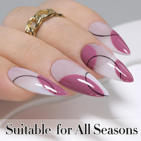 Double Rhythm Gel Polish Wine Purple bottle and brush