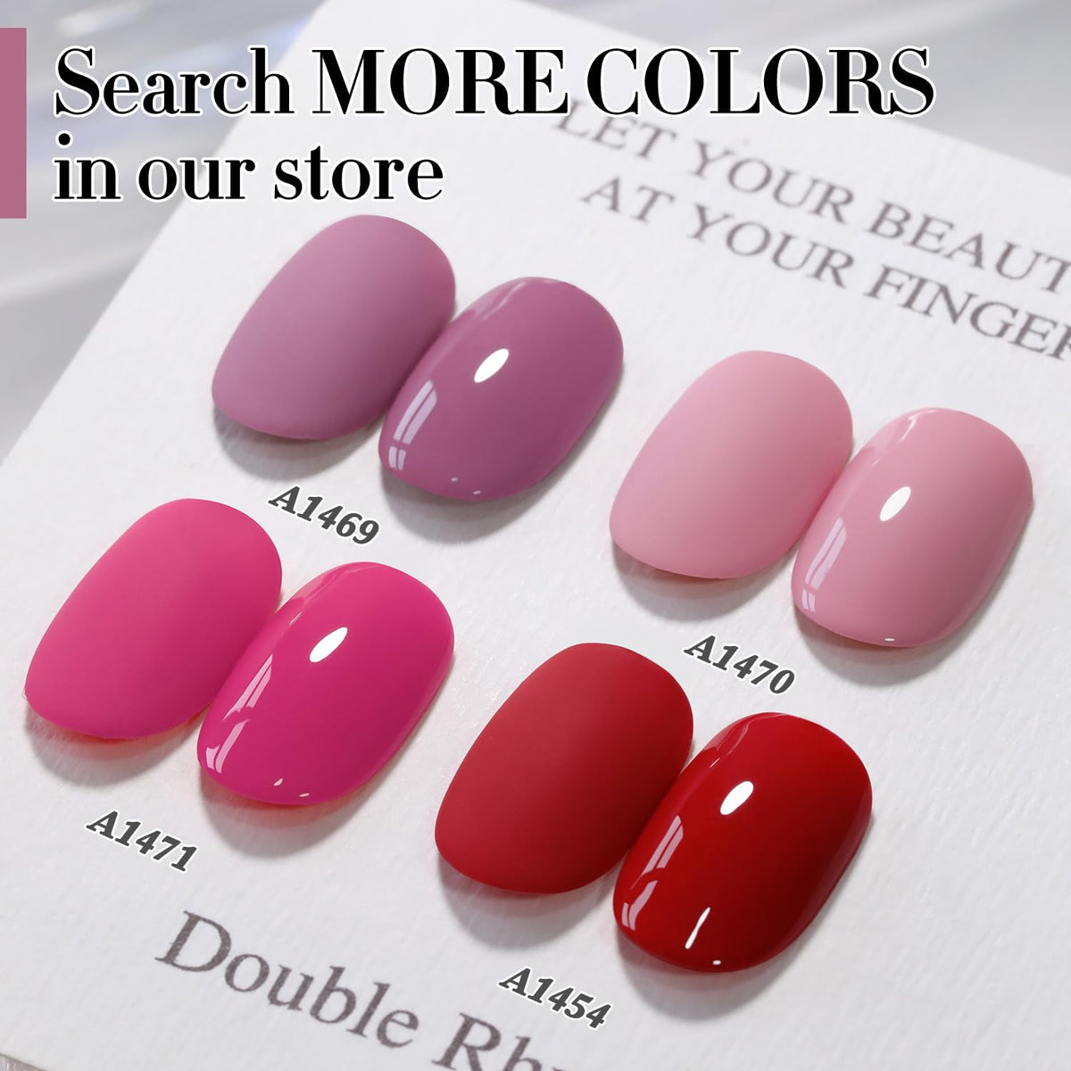 Double Rhythm Gel Polish Wine Purple in lifestyle setting