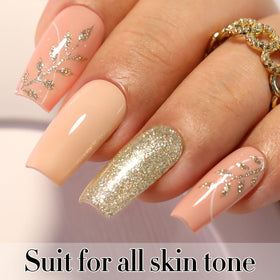 Double Rhythm Glitter Gel Polish bottle opened