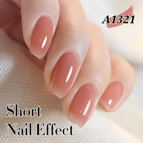 Double Rhythm Jelly Gel Polish 15ml Baby Nude Pink close-up of bottle