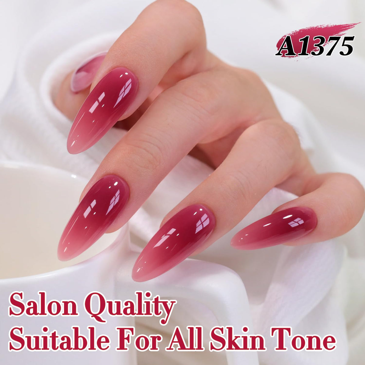 Double Rhythm Jelly Gel Polish 15ml Brown Purple packaging details