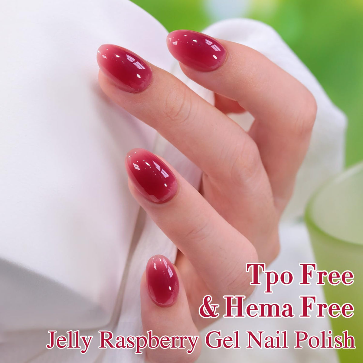 Double Rhythm Jelly Gel Polish 15ml Brown Purple with nail art tools