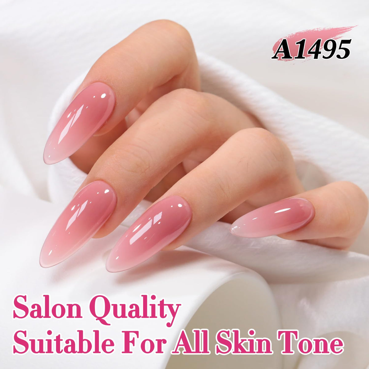 Double Rhythm Jelly Gel Polish 15ml in a nail art setup