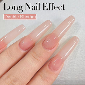 Double Rhythm Jelly Gel Polish 15ml Milky Pink packaging