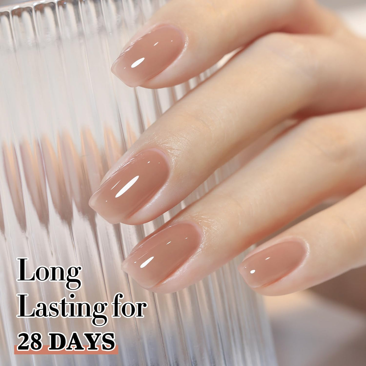 Double Rhythm Jelly Gel Polish 15ml packaging on a table