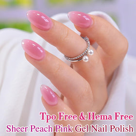Double Rhythm Jelly Gel Polish 15ml Pale Purple packaging