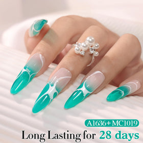 Double Rhythm Jelly Gel Polish 15ml Teal-A1636 packaging details