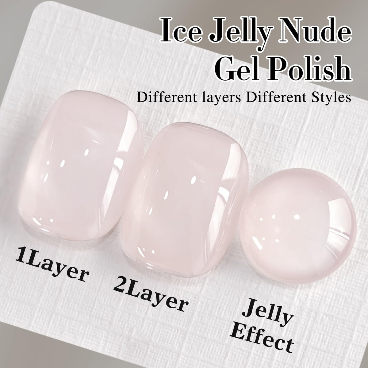 Double Rhythm Jelly Gel Polish alongside nail art tools