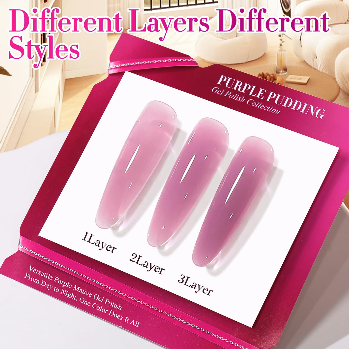 Double Rhythm Jelly Gel Polish application on nails