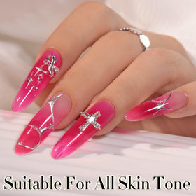 Double Rhythm Jelly Gel Polish application on nails