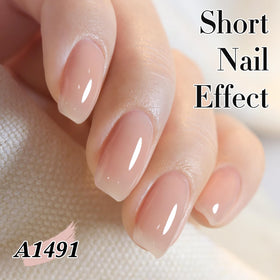 Double Rhythm Jelly Gel Polish application with brush