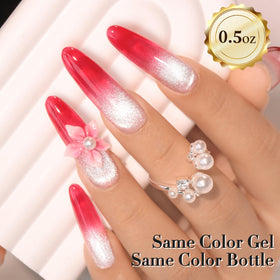 Double Rhythm Jelly Gel Polish bottle with base gel and top coat