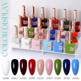 Double Rhythm Jelly Gel Polish colour comparison